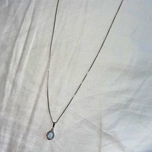Opal necklace pendant